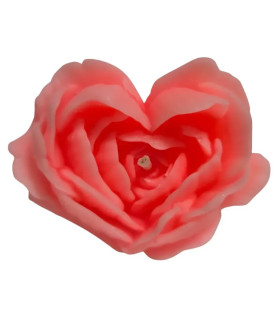 Свеча роза люминесцентная GlowKink 38 г, низкотемпературная, M, для БДСМ, розовая - No Taboo