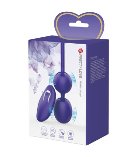 Вагінальні віброкульки Pretty Love Willy Youth фіолетові, 9 х 2.7 см - No Taboo