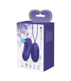 Набор Pretty Love Orthus Youth вакуумный стимулятор и виброяйцо, синий - No Taboo