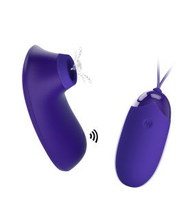 Набор Pretty Love Orthus Youth вакуумный стимулятор и виброяйцо, синий - No Taboo