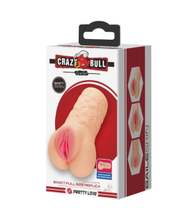 Мастурбатор-влагалище Pretty Love Scarlet бежевый, 16 х 9.6 см - No Taboo