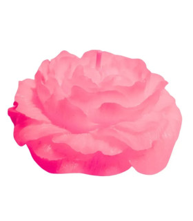 Свеча пион люминесцентная GlowKink 65 г, низкотемпературная, L, для БДСМ, розовая - No Taboo