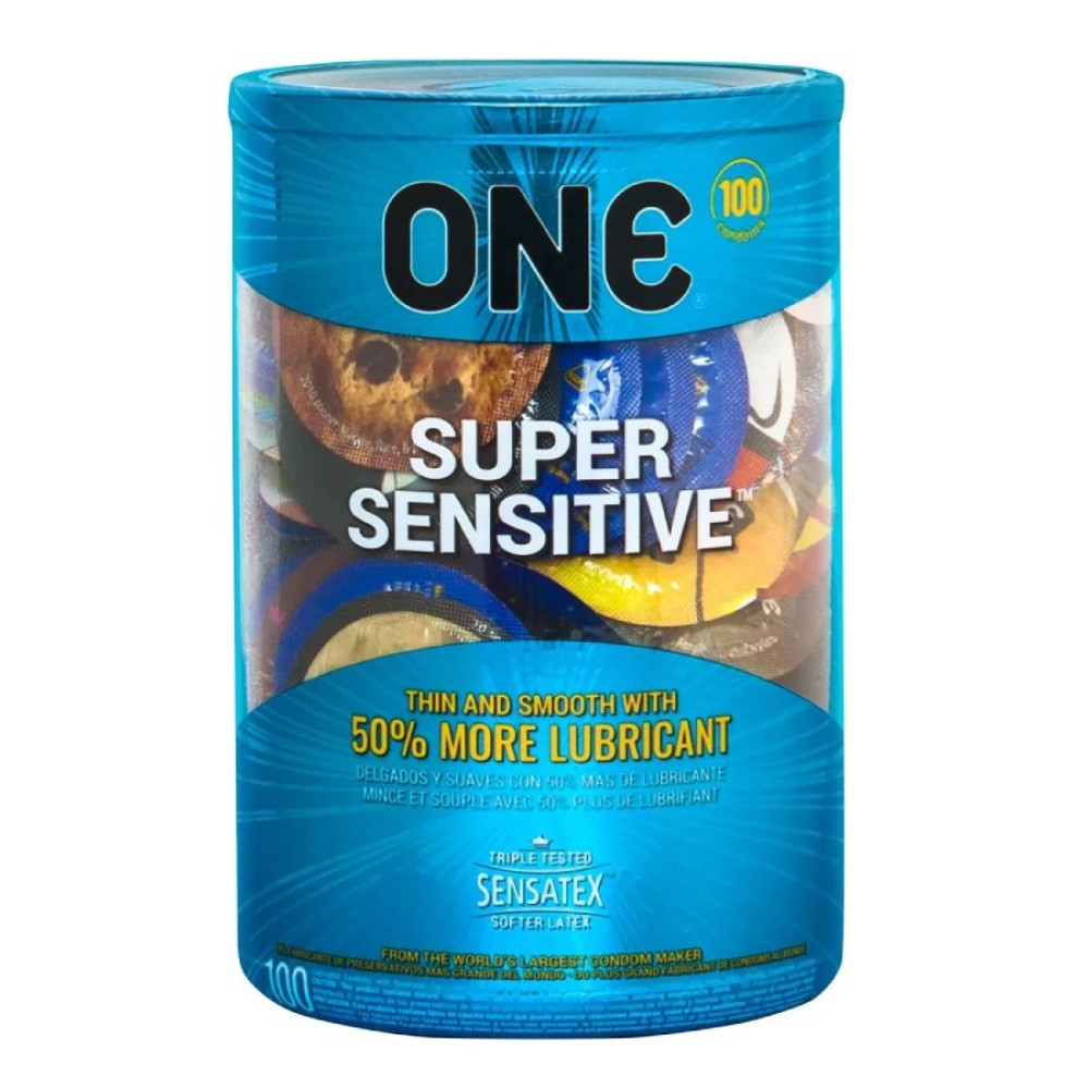 Набор презервативов One Super Sensitive, 100 шт (332871), zoom