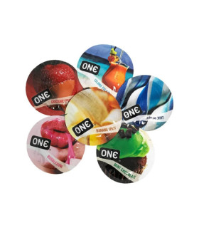 Презервативы латексные One FlavorWaves с разными ароматами, 100 шт - No Taboo