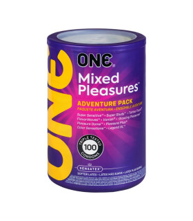 Набор презервативов One Mixed Pleasures, 100 шт - No Taboo