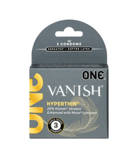 Презервативы латексные One Vanish ультратонкие, 3 шт - No Taboo