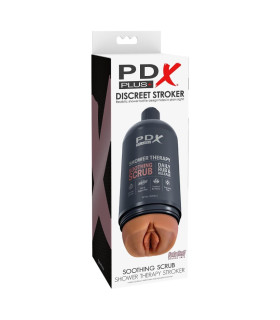 Мастурбатор-вагина Pipedream PDX Plus в виде банки шампуня, коричневый, 28.5 х 8.5 см - No Taboo