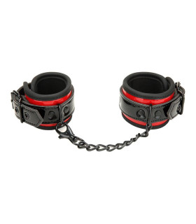 Наручники Whipsmart Heartbreaker регулируемые, черно-красные, 70 см - No Taboo