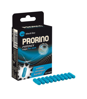 Капсулы мужские PRORINO Premium для повышения потенции, 10 шт - No Taboo