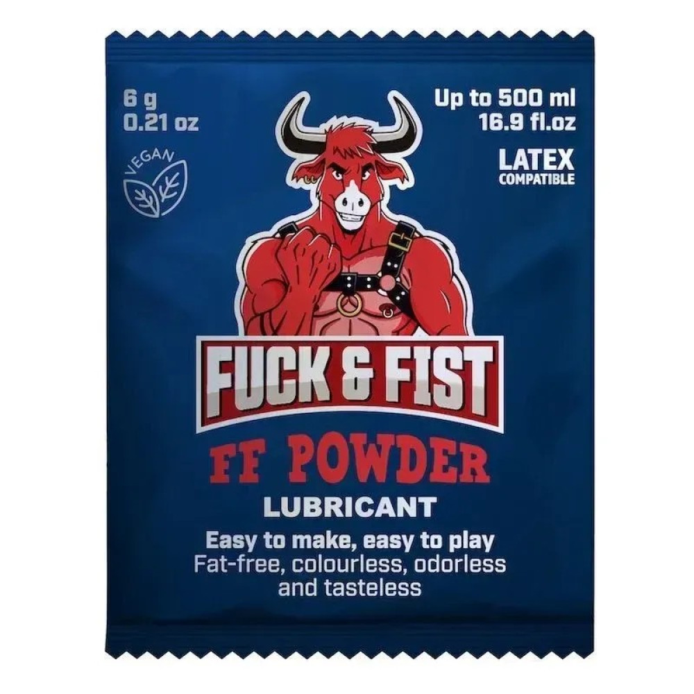 Лубрикант порошковый Fuck & Fist FF Powder для приготовления геля, саше 6 г (341379), zoom