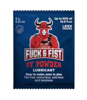 Лубрикант порошковый Fuck & Fist FF Powder для приготовления геля, саше 6 г - No Taboo