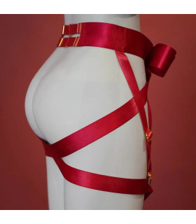 Фіксатор бондаж з бантом для нижньої частини тіла UPKO Bowknot, червоний, One Size - No Taboo