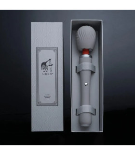 Вибратор-микрофон UPKO Wand с пультом, серый, 30.5 х 5.7 см - No Taboo