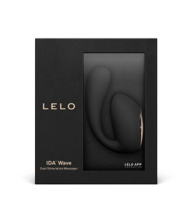 Вибратор для клитора и точки G LELO Ida Wave, с управлением из приложения, черный, 9.3 х 5.6 см - No Taboo