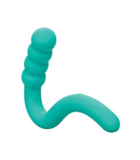 Вибратор CalExotics Pretty Pleasure для точки G, зеленый, 19.7 х 2.5 см - No Taboo