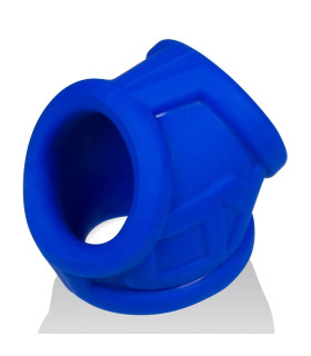 Эрекционное кольцо на член и мошонку Oxballs OXSLING голубое, 5.7 х 3.2 см - No Taboo