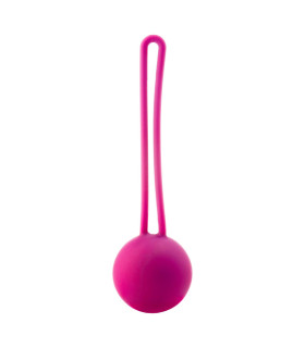 Вагінальна кулька Dreamtoys Kegel Ball, рожева, 12 х 3.5 см - No Taboo