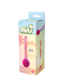 Вагінальна кулька Dreamtoys Kegel Ball, рожева, 12 х 3.5 см - No Taboo