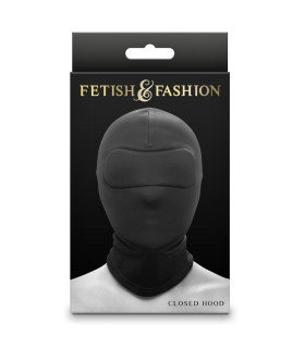 Маска на всю голову NS Novelties Fetish & Fashion's Closed Hood, черная, One Size - No Taboo