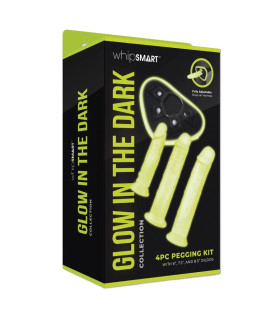 Страпон Whipsmart Glow in the Dark светящийся в темноте, 3 насадки, зеленый - No Taboo