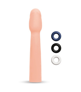 Насадка на пенис Size-Up Penis Entender реалистичная, бежевая, 29.5 х 3.5 см - No Taboo