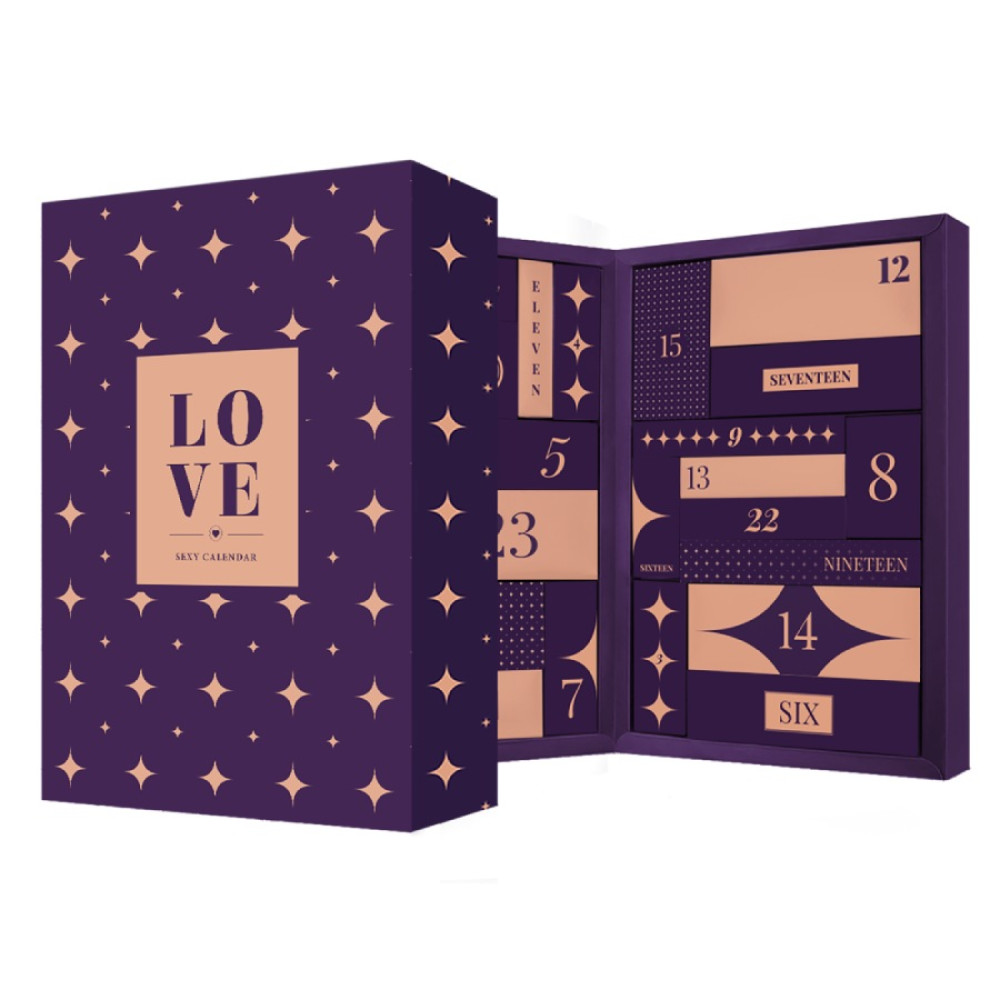 Адвент-календар Dreamtoys Pleasure Box Sexy Calendar, 24 предмети (334776), zoom