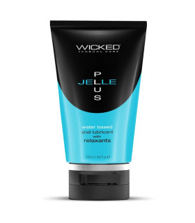 Анальный лубрикант Wicked Jelle Plus на водной основе, 120 мл - No Taboo