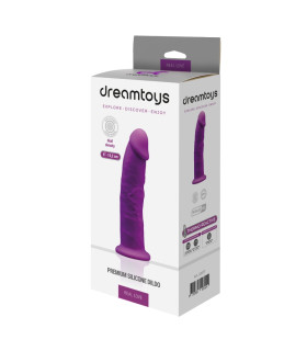 Фаллоимитатор реалистичный Dreamtoys Real Love на присоске, фиолетовый, 16 х 3.5 см - No Taboo