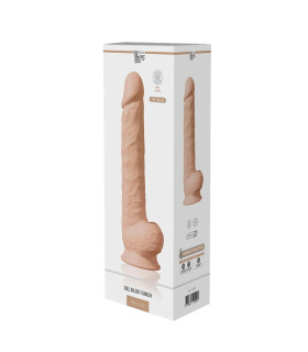 Фалоімітатор гігантський Dreamtoys Real Love реалістичний, на присосці, бежевий, 38 х 7 см - No Taboo