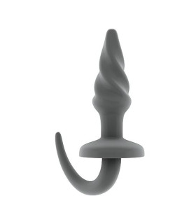 Анальна пробка Shots Toys Sono сіра, 15.2 х 4.7 см - No Taboo