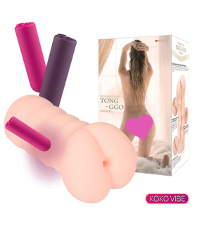 Мастурбатор-анус с вибрацией Kokos Tong-ggo, 18 см - No Taboo