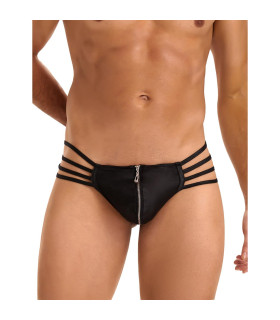 Трусы мужские Star Night на молнии, черные, M - No Taboo