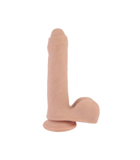 Фалломитатор реалистичный Chisa Secret Explorer на присоске, бежевый, 20 х 4.2 см - No Taboo