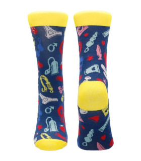 Носки Shots Sexy Socks Kinky Minxy, разноцветные, 36-41 - No Taboo