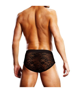 Труси чоловічі Prowler Lace з мереживом, чорні, M - No Taboo