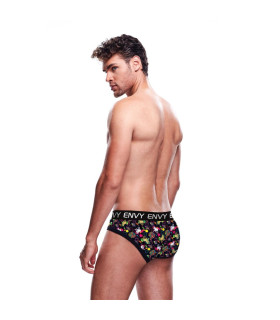 Труси чоловічі Envy Menswear Disco Unicorn з візерунком, різнокольорові, S-M - No Taboo