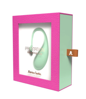 Виброяйцо с подключением к телефону Adrien Lastic Palpitation зеленое, 18 х 4.5 см - No Taboo