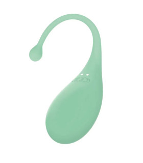 Виброяйцо с подключением к телефону Adrien Lastic Palpitation зеленое, 18 х 4.5 см - No Taboo