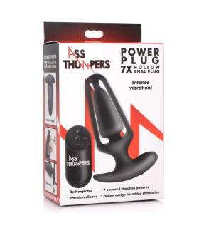 Анальний вібратор XR Brands Ass Thumpers з дистанційним керуванням, чорний, 13.2 х 4.6 см - No Taboo
