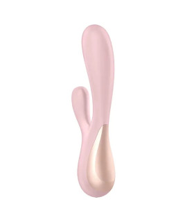 Вібратор-кролик Satisfyer Mono Flex з додатком, рожевий, 20.4 х 4.4 см - No Taboo