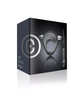 Эрекционное виброкольцо Rocks-Off Climaximum Avio, серое, 9 х 4.5 см - No Taboo