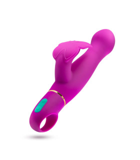 Вібратор Aria By Blush Naughty AF, для клітора, фіолетовий, 18.4 х 4.4 см - No Taboo