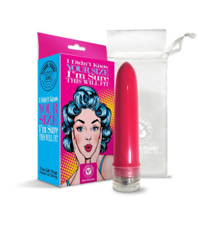 Вибратор Global Novelties красный, 11.4 х 2.5 см - No Taboo