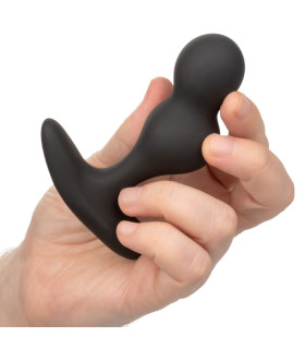 Анальная пробка CalExotics COLT Dual Power Probe, с вибрацией, черная, 7.5 х 3.2 см - No Taboo