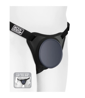 Трусики для страпона Pipedream Body Dock Elite Harness, черные - No Taboo