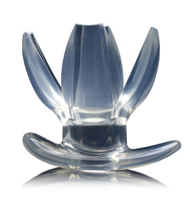 Анальная пробка XR Brands с расширением, прозрачная, 11.4 х 5.7 см - No Taboo