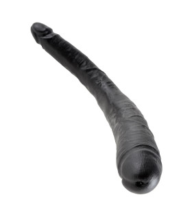 Подвійний фалоімітатор Pipedream King Cock, чорний, 43.5 х 4.8 см - No Taboo