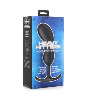 Анальная пробка XR Brands Weighted Prostate XL, черная, 20.8 х 5.3 см - No Taboo