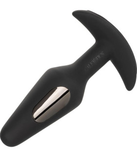 Анальная пробка с электростимуляцией CalExotics Volt с дистанционным управлением, черная, 12.7 х 3.2 см - No Taboo