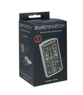 Набор для игр с электростимуляцией ElectraStim Flick Duo, черный - No Taboo